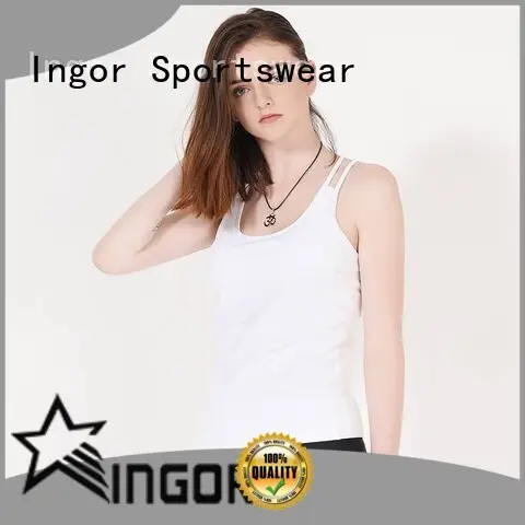 Custom spandex yoga tank top Y1911V01 1