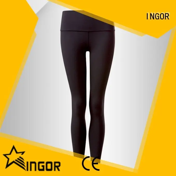 durability ladies cropped leggings  with four needles six threads for girls 1