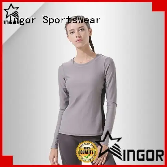 INGOR anti-Static black ladies sweatshirt  shirts for women 1