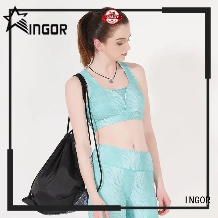 INGOR wireless strappy sports bra to enhance the capacity of sports for girls 1