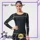 breathable ladies grey sweatshirt  with drawstring design for women INGOR 1