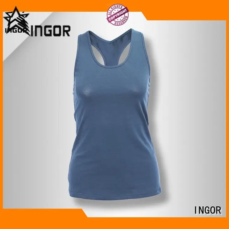 INGOR custom tank top with racerback design for yoga 1