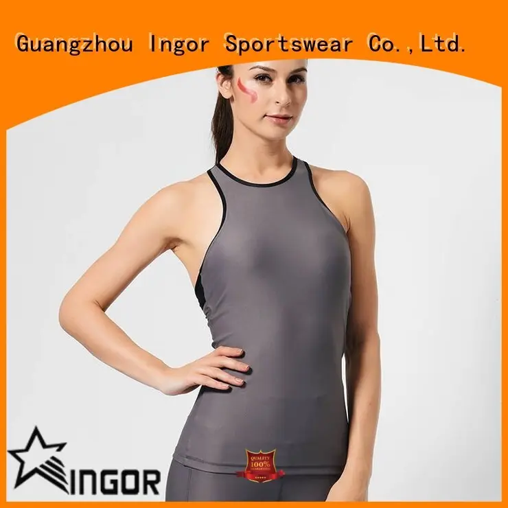 INGOR custom crop tank with high quality for ladies 1