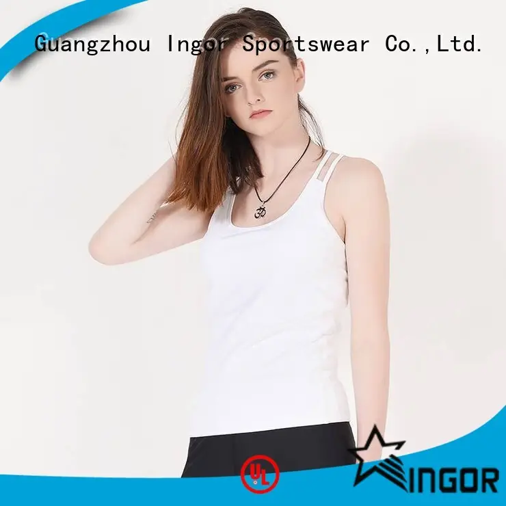 INGOR sports crop tank with racerback design for yoga 1