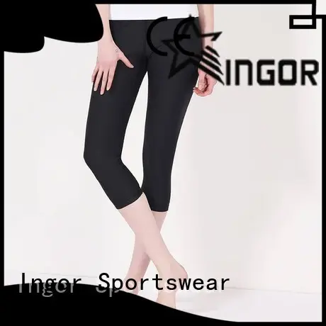 INGOR fitness yoga pants with four needles six threads at the gym 1