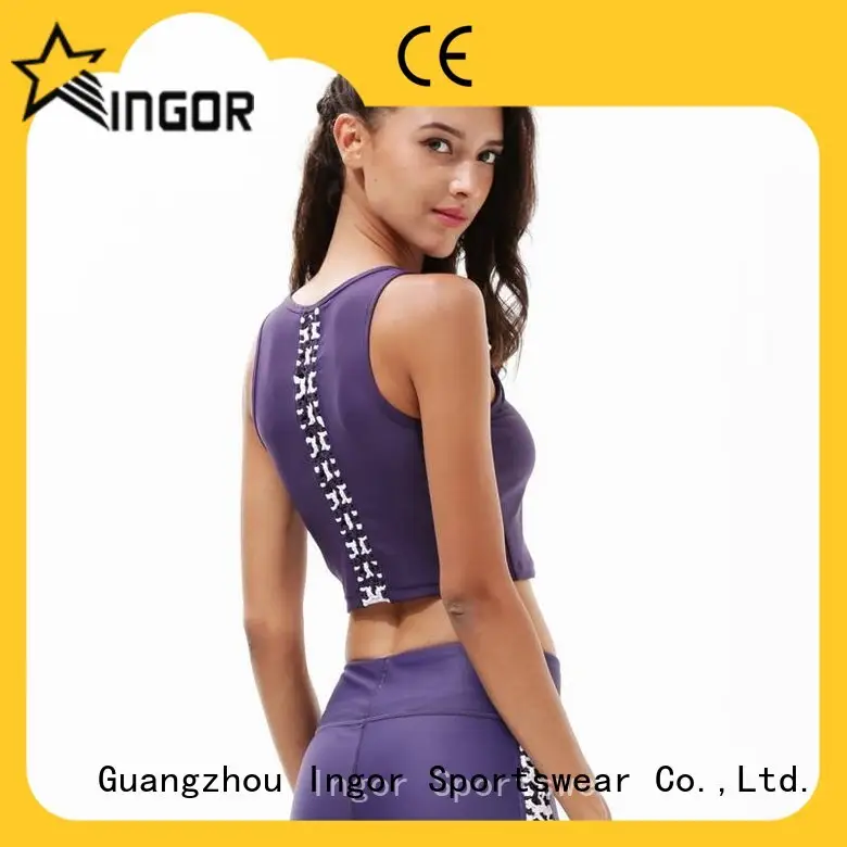 INGOR black yoga bra on sale for sport 1