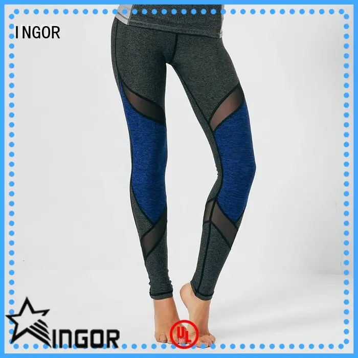 fitness yoga leggings pants with four needles six threads for girls 1