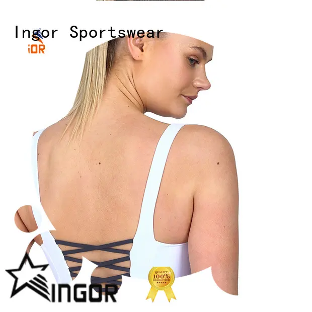 INGOR custom women's sports bra with high quality at the gym 1