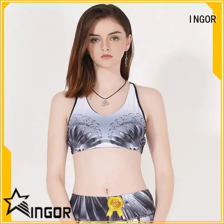 INGOR workout compression sports bra on sale at the gym 1
