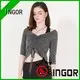 quick dry Sports sweatshirts design with drawstring design for women 1