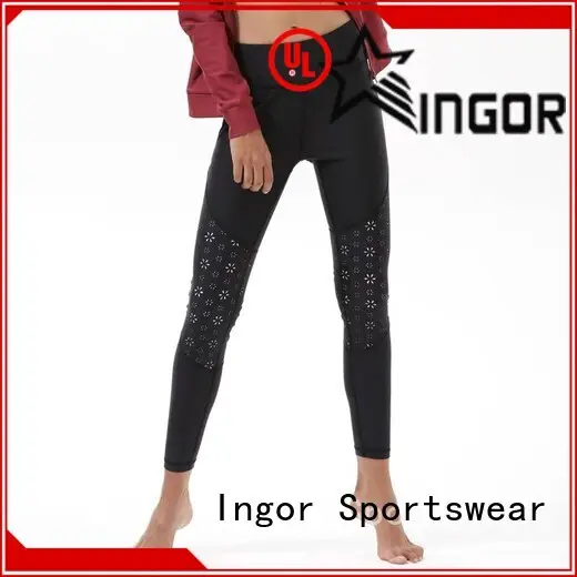 running pants women floral with four needles six threads for women 1