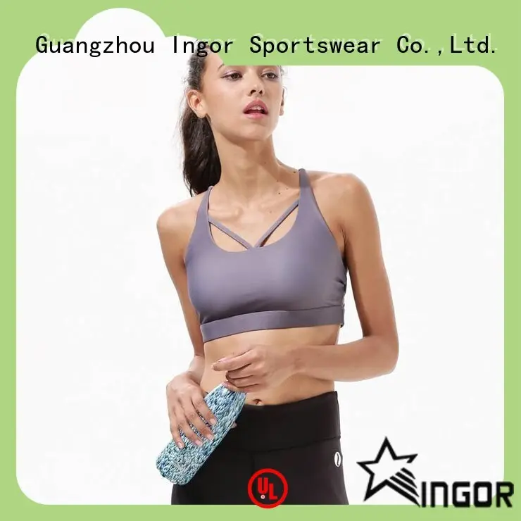 INGOR patterned compression sports bra on sale at the gym 1