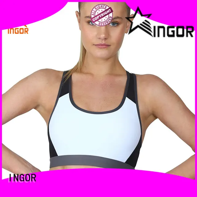 INGOR blue yoga bra with high quality for sport 1