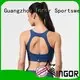 custom white cotton sports bra quality to enhance the capacity of sports for ladies 1