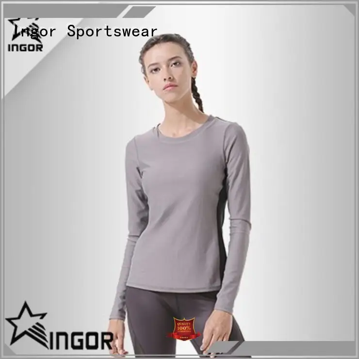 breathable Sports sweatshirts sleeve with drawstring design for women 1