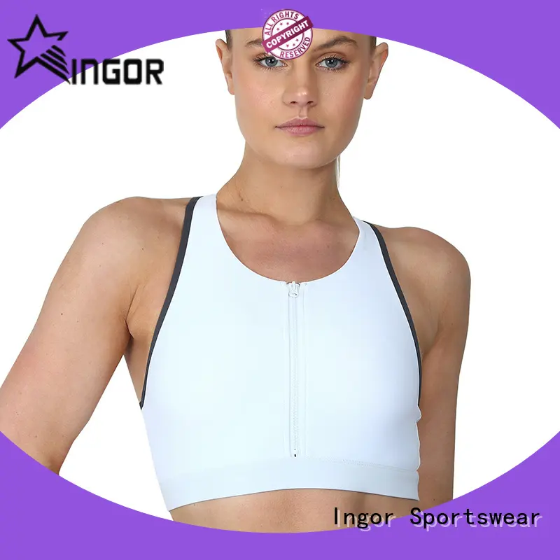 INGOR black full back sports bra with high quality for ladies 1