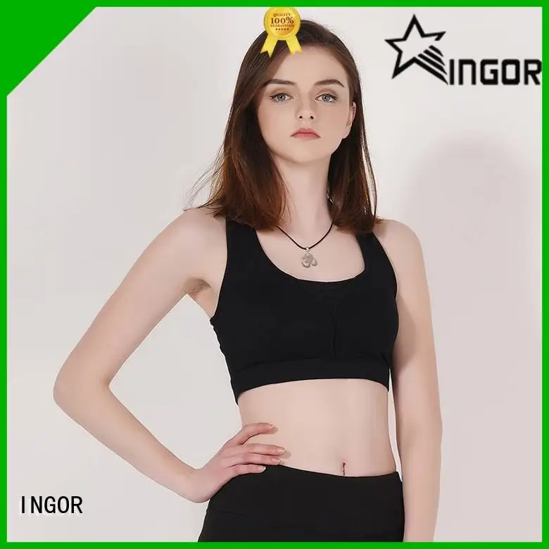 INGOR soft best compression sports bra on sale at the gym 1