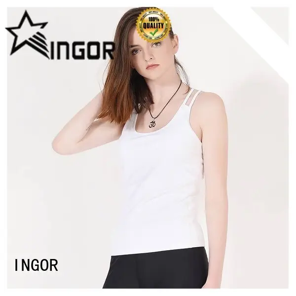custom crop tank racerback with high quality for girls 1