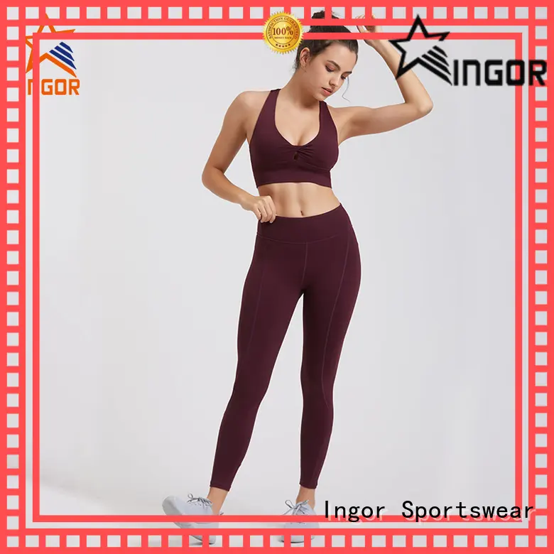 custom women yoga set for manufacturer for gym 1