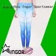 INGOR patterned tan yoga leggings with four needles six threads 1