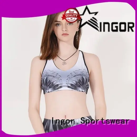 sexy black high neck sports bra neck to enhance the capacity of sports for girls 1