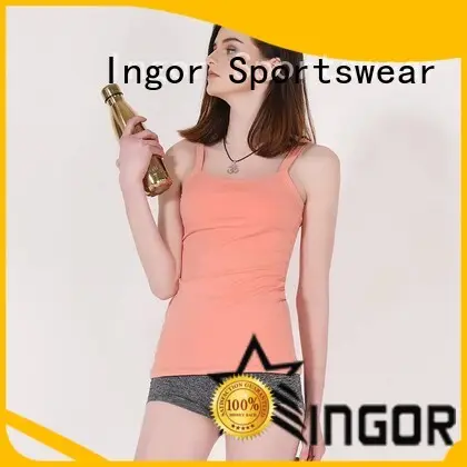 INGOR loose yoga tops with racerback design for yoga 1