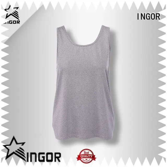 INGOR personalized yoga tops with racerback design for ladies 1