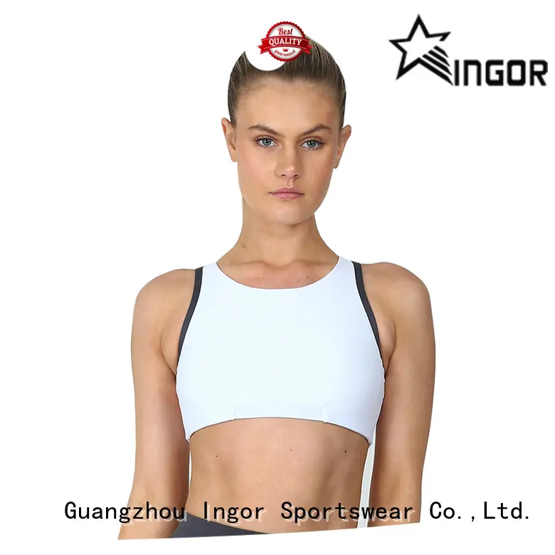 INGOR soft sports bra from the back with high quality for women 1