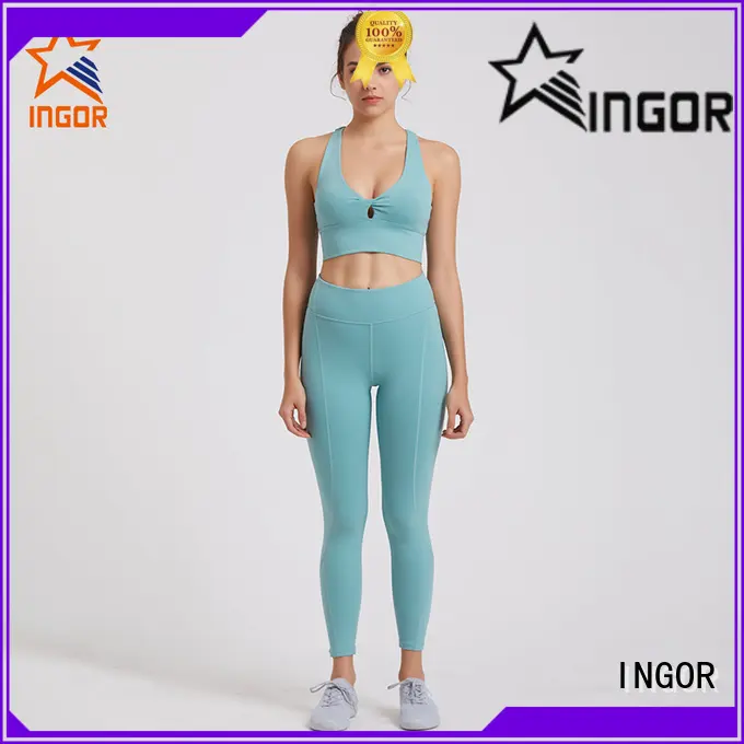 INGOR personalized women yoga set bulk production for sport 1