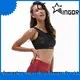 custom red and black sports bra back to enhance the capacity of sports for girls 1