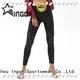 burgundy yoga leggings printed with high quality for ladies 1
