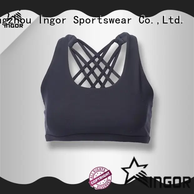 INGOR online white high impact sports bra to enhance the capacity of sports for ladies 1