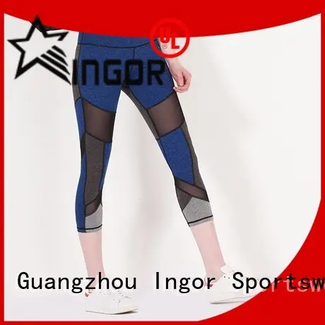 INGOR durability black and white yoga leggings with high quality for women 1