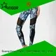 INGOR convenient dark green yoga leggings with four needles six threads for sport 1
