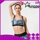 INGOR custom white halter sports bra with high quality at the gym 1