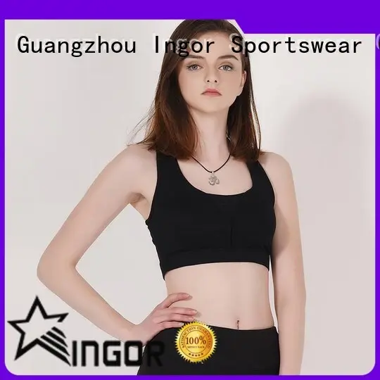 INGOR custom front closure high impact sports bra with high quality for ladies 1
