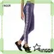 INGOR fitness grey yoga leggings with four needles six threads at the gym 1