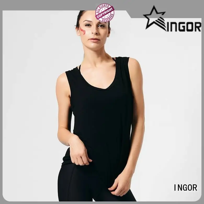 INGOR tops tank tops for women with racerback design at the gym 1