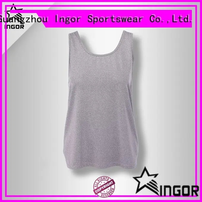 INGOR custom yoga tops with racerback design for sport 1