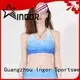 sexy green sports bra neck to enhance the capacity of sports for girls 1