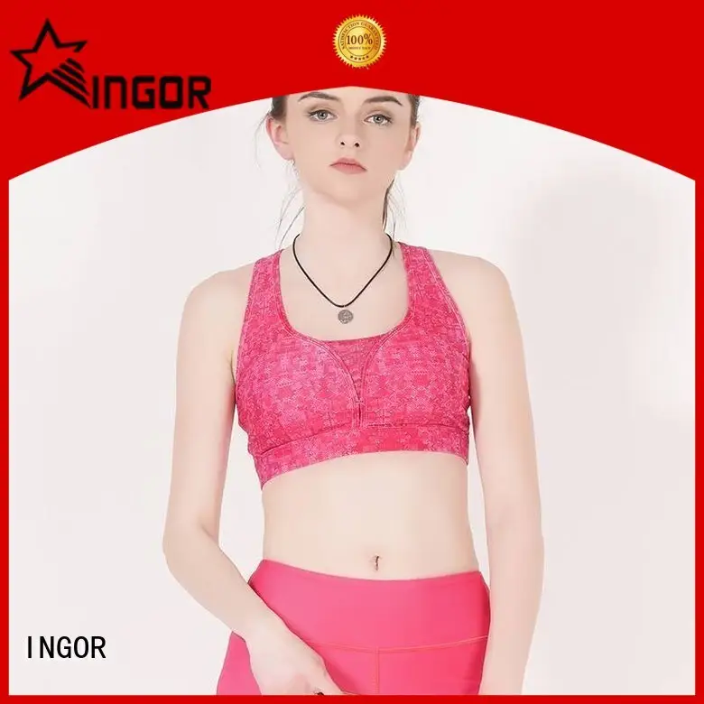 INGOR padded white high impact sports bra to enhance the capacity of sports for ladies 1