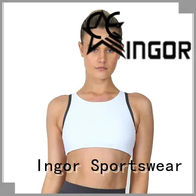INGOR soft flesh coloured sports bra to enhance the capacity of sports for girls 1