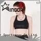 soft white and black sports bra sports with high quality for ladies 1