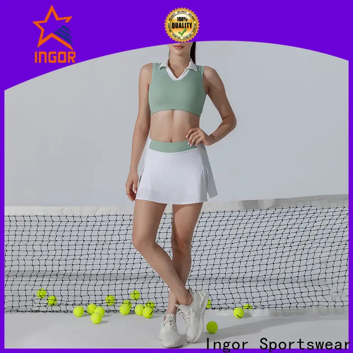 INGOR woman tennis wear production at the gym 1