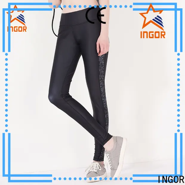 INGOR blue running pants women with four needles six threads for girls 1