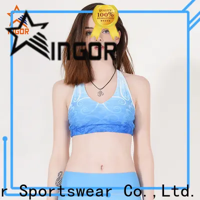 INGOR blue women's sports bra on sale at the gym 1