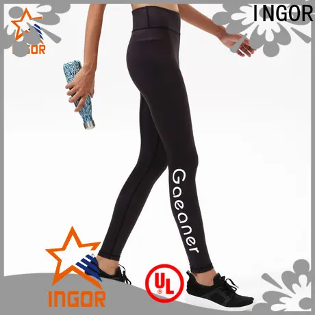 convenient woman sports leggings pants with four needles six threads for girls 1