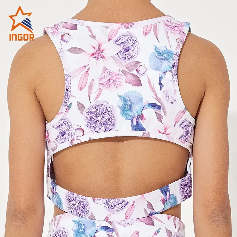INGOR fitness exercise clothes for kids production for ladies 6