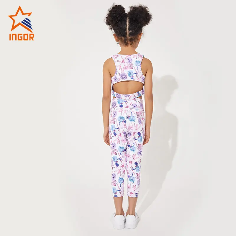 INGOR fitness exercise clothes for kids production for ladies 8