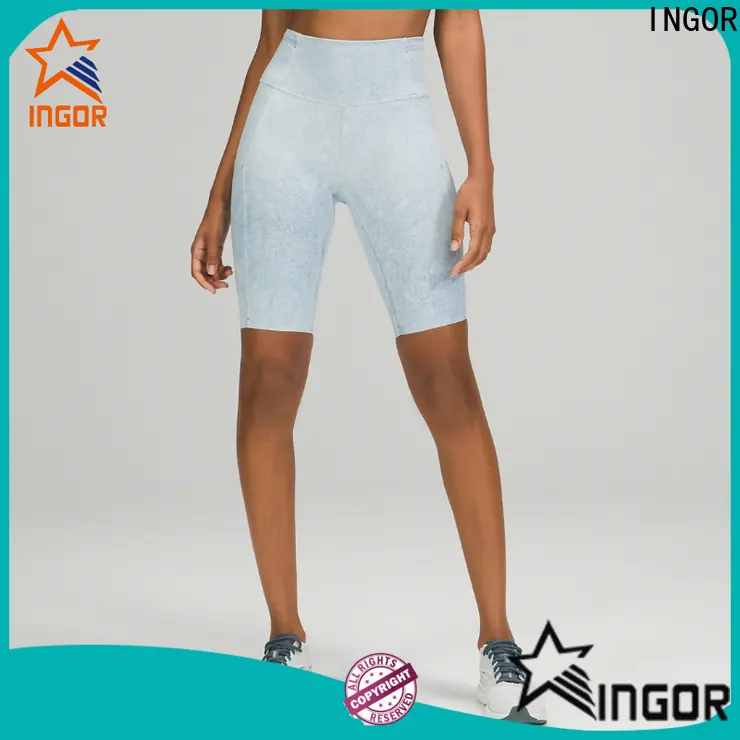 INGOR custom yoga shorts with high quality for women 1